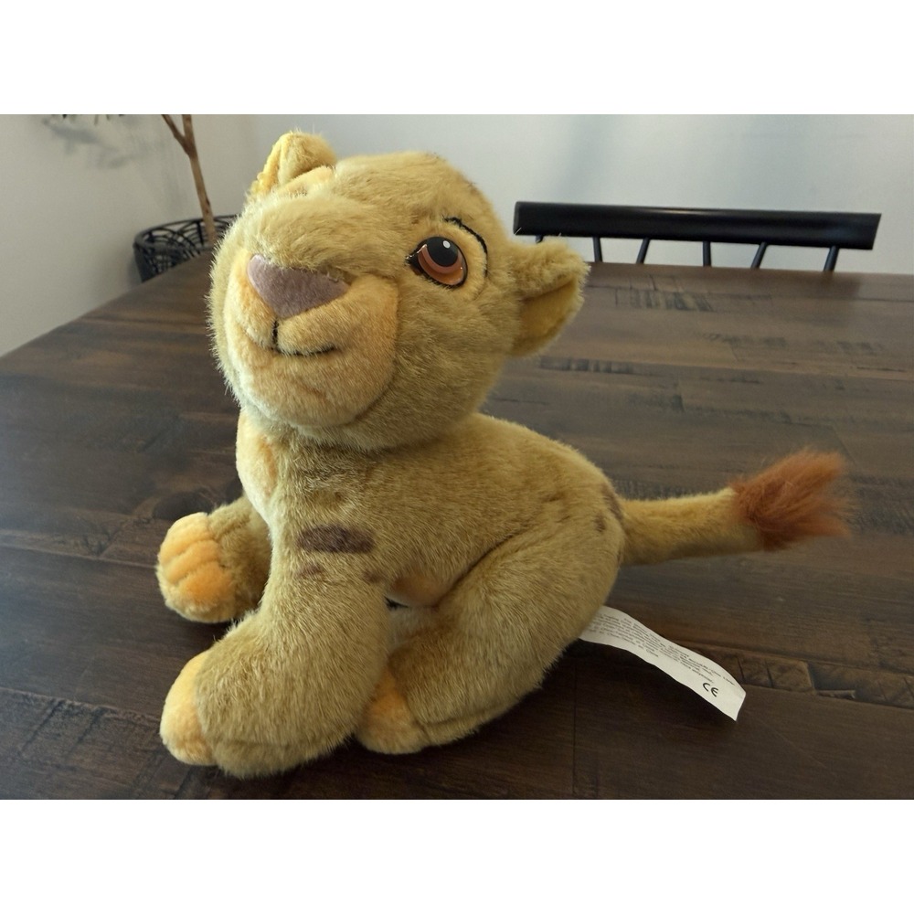 Vtg Lion King Plush Simba Newborn Lion Cub Stuffed Animal Authentic Disney Store